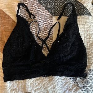 Aerie Black Lace Bralette